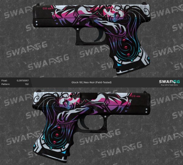 Глок 18 неонуар