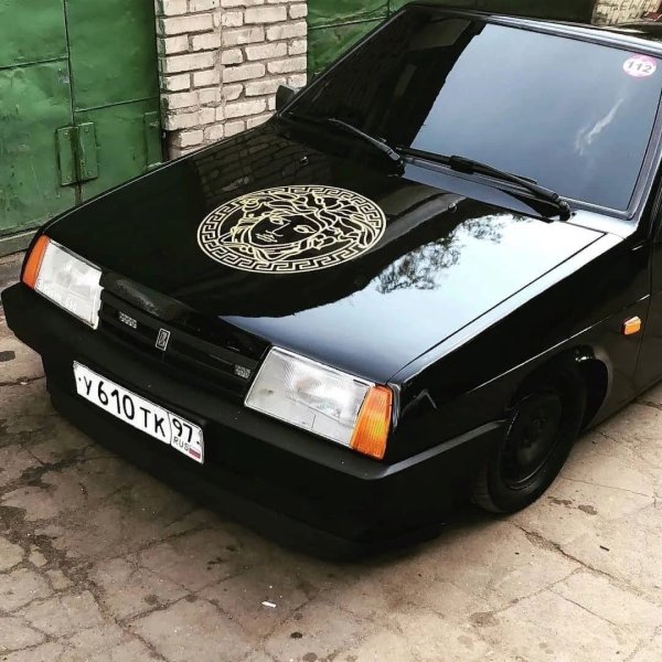 Наклейка Версаче на ВАЗ 2109