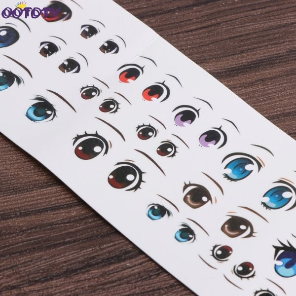 Наклейки глазки для поделок