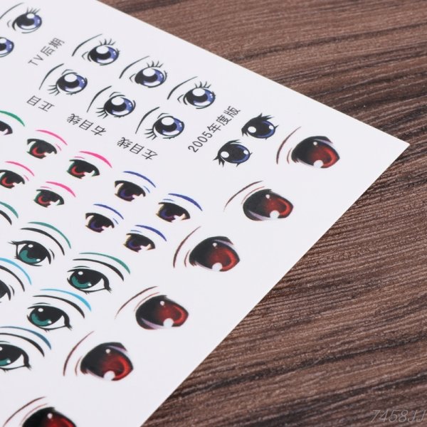 Макеты глаз для кукол