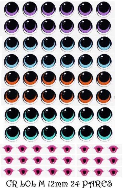 Глаза наклейки