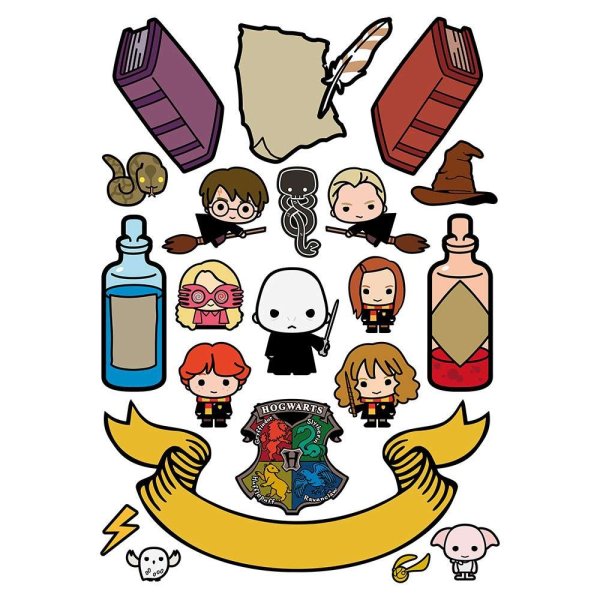 Наклейки для распечатки Гарри Поттер
