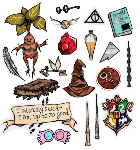 Стикеры по Гарри Поттеру