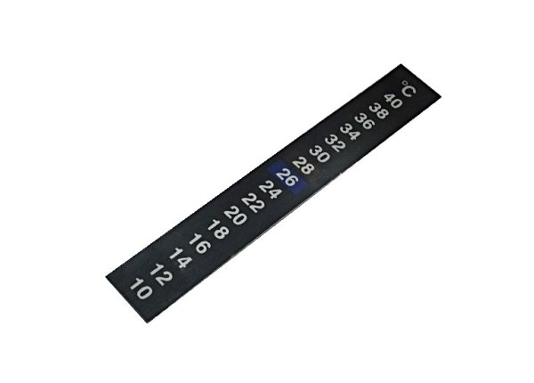 Термометр ЖК самоклеющийся 18-34 c