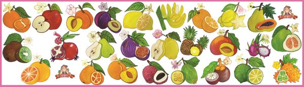 Фрукты и овощи (с наклейками)