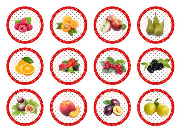 Рисовать ягоды