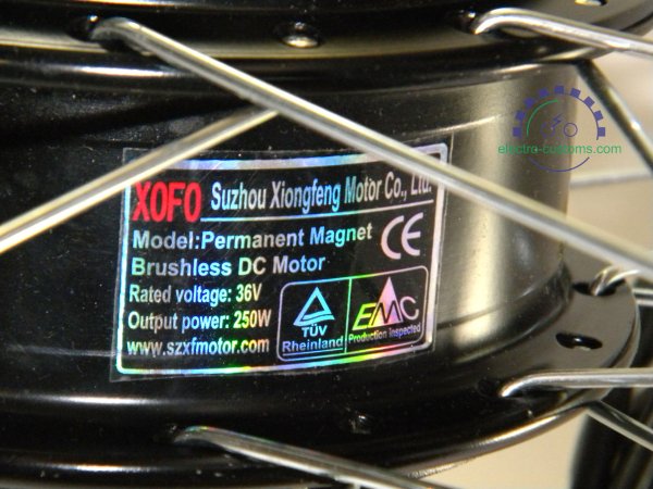 Маркировка мотор колеса 250 ватт