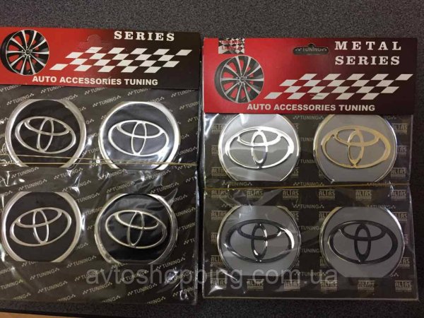 Колпачки на диски Тойота 64мм.