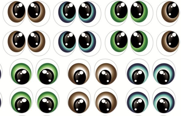 Красивые глазки для игрушек