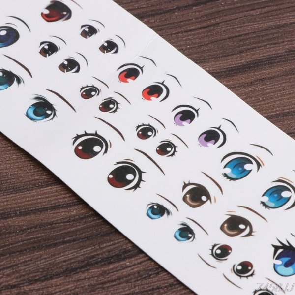 Глаза наклейки для кукол