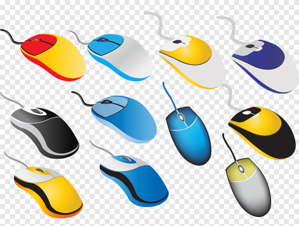 Компьютерная мышка спереди вектор