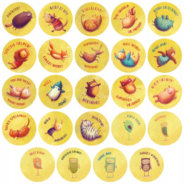 Наклейки для дошкольников