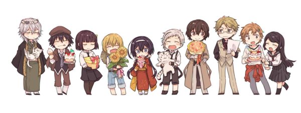 Bungo Stray Dogs Чиби