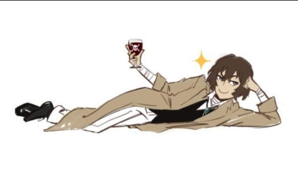 Стикеры бродячие псы Дазай