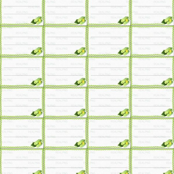 Бирки для рассады для печати