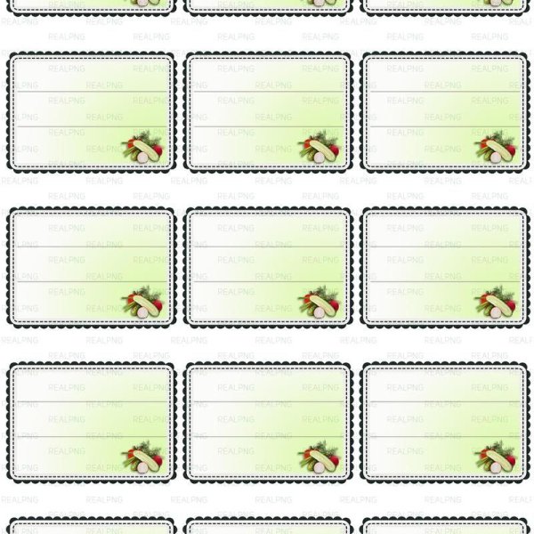 Наклейки на банки с заготовками