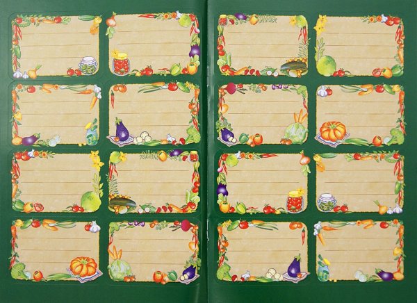 Наклейки на банки с заготовками