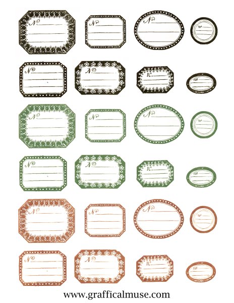 Ярлычки для печати