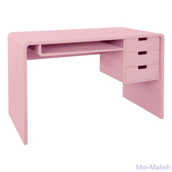 Письменный стол розовый