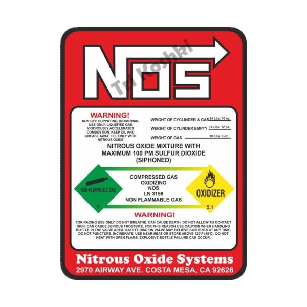 Наклейка nos