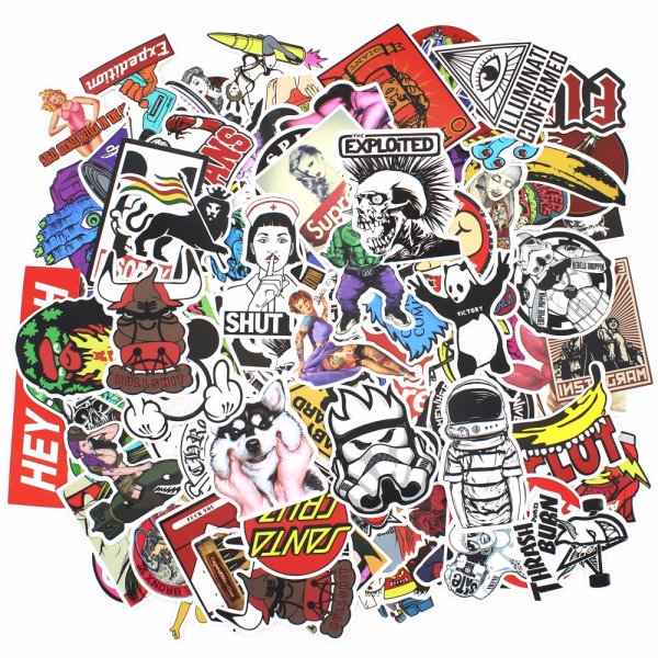 Мотоциклы с наклейками