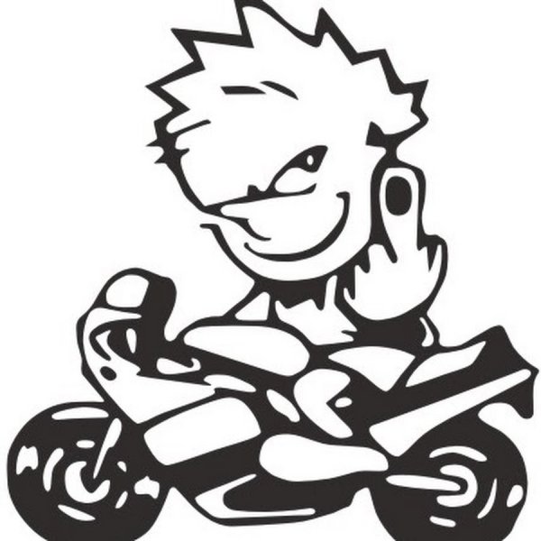 Мультяшные мотоциклисты