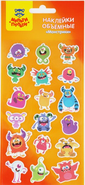 Объемные наклейки для детей