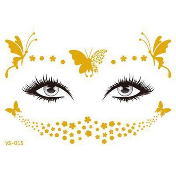 Наклейки на лицо бабочка