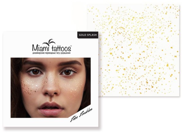 Макияж с цветными веснушками