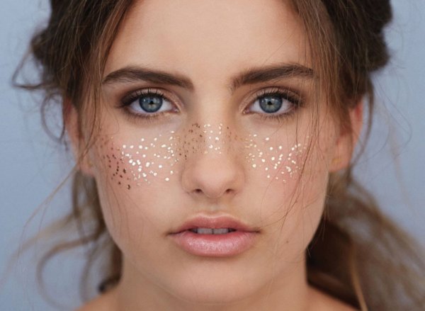 Трафарет для веснушек