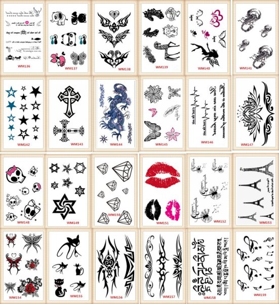 Татуировки переводилки