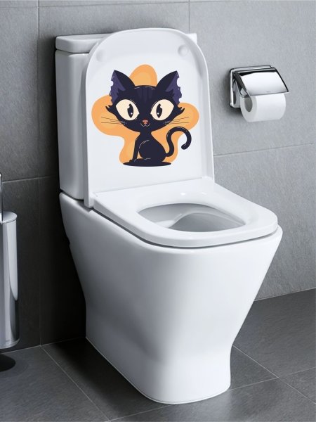 Наклейки на унитаз