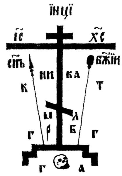 Православный крест Голгофа
