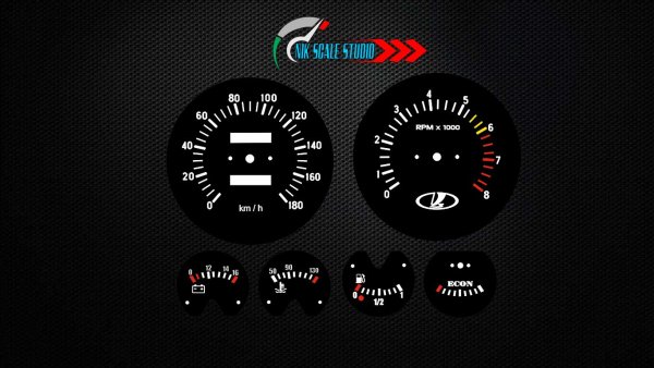 Шкалы для приборки 2107