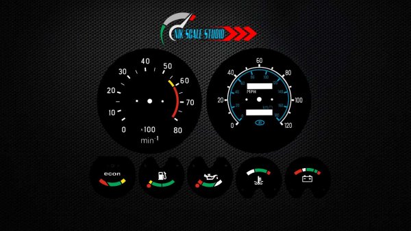 Шкалы приборов Сток ВАЗ 2107