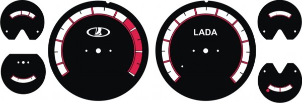 Шкалы приборной панели ВАЗ 2107