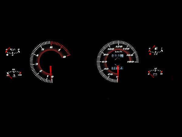 Шкалы панели приборов ВАЗ 2107