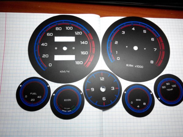 Шкалы приборной панели ВАЗ 2107