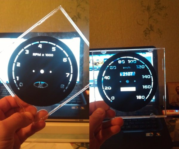 Шкалы приборов ВАЗ 2105