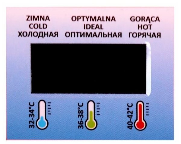 Наклейка термометр для детей в ванную