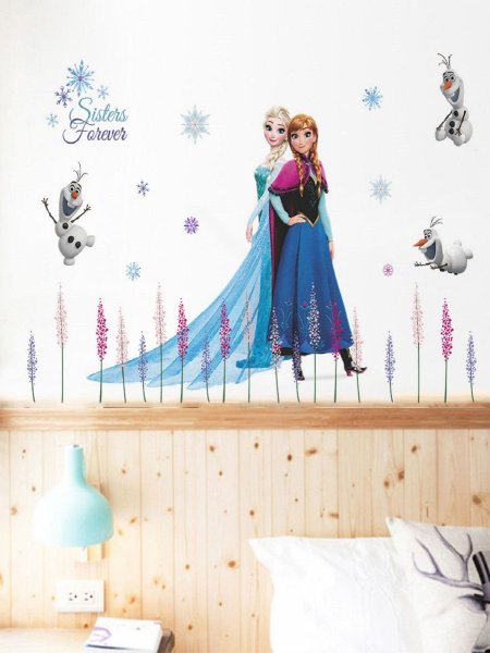 Роспись на стене Эльза