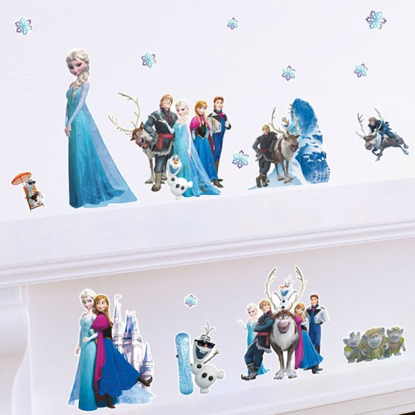 Наклейки на стену Холодное сердце