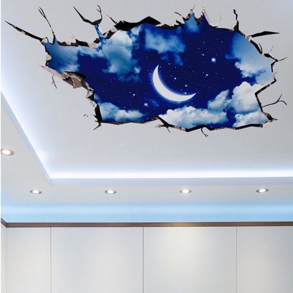 Виниловые наклейки на потолок