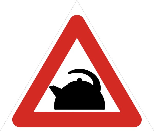 Чайник наклейка на машину