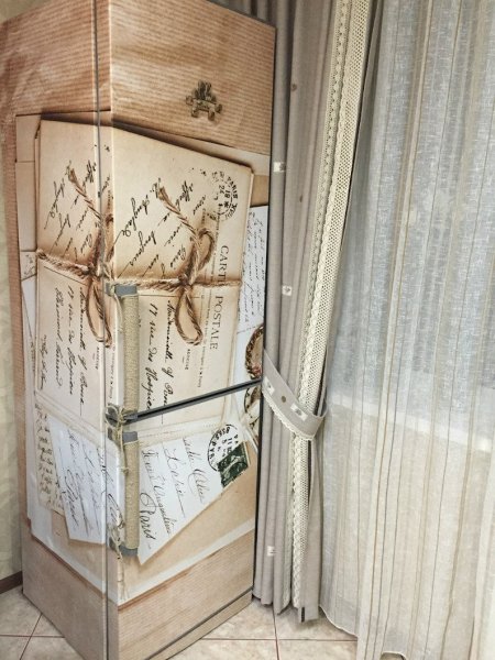 Декупаж кухонной мебели в стиле Прованс