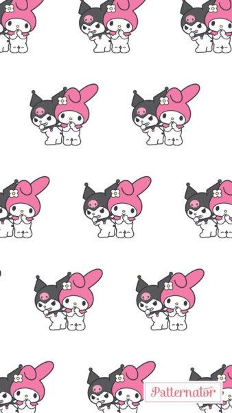 Стикеры Хеллоу Китти Kuromi