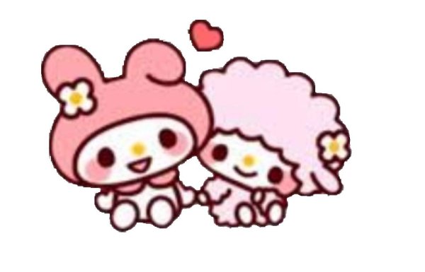 Kuromi hello Kitty Стикеры