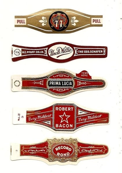 Этикетки на коробки для сигары