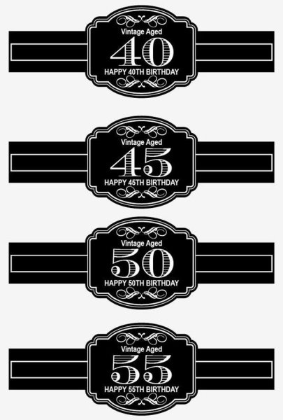 Гангстерские наклейки на бутылки