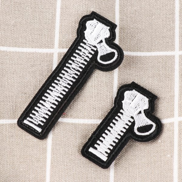 Нашивки на одежду в виде молнии